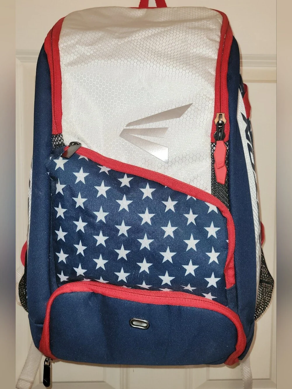 Easton Patriotic Navy, White and Red Stars Backpack